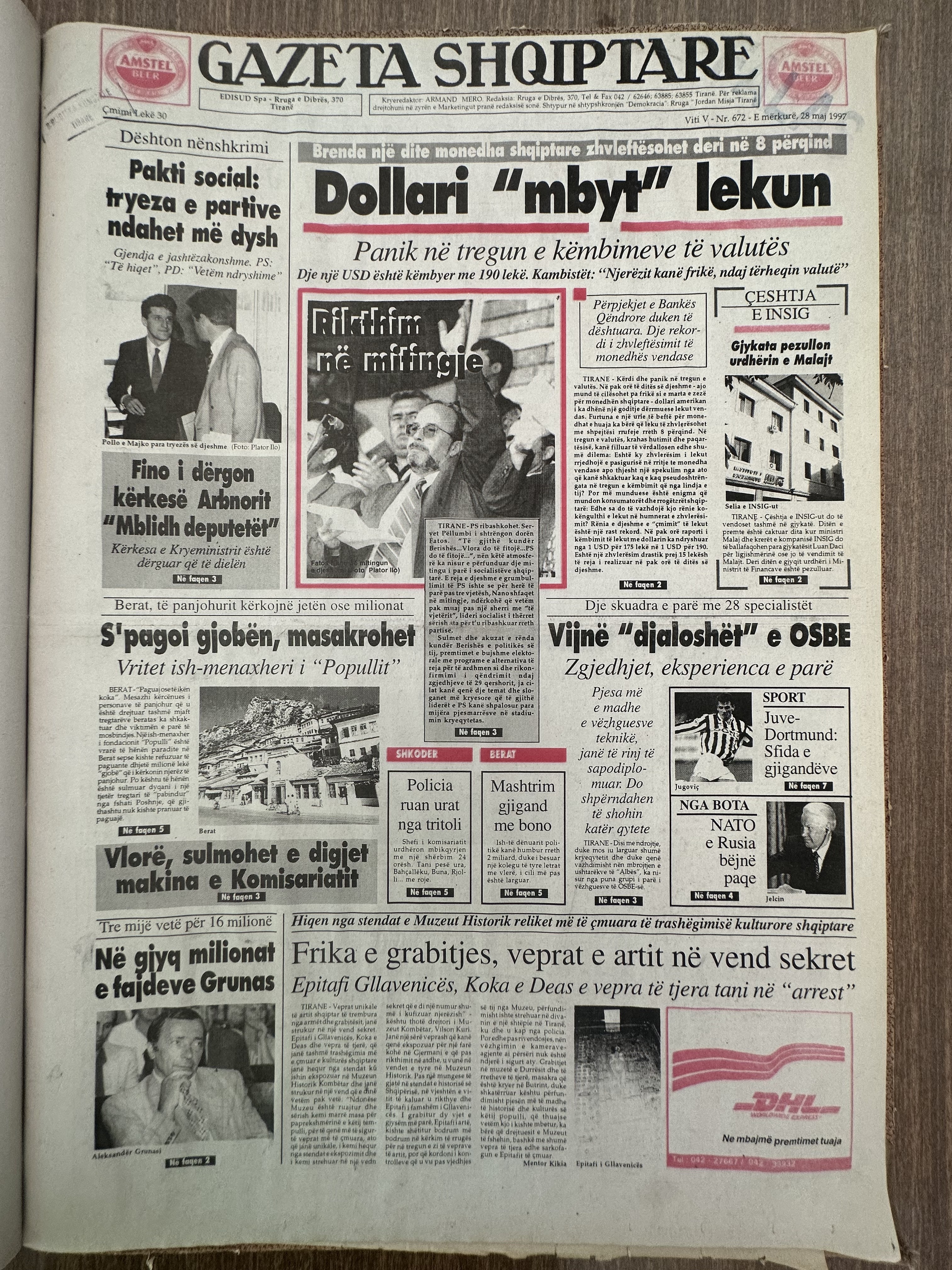 Gazeta Shqiptare 1997-05-28